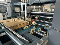 Máquina Automática para Pegar Cajas de Cartón Plegables/Dobladora y Encoladora de Cajas