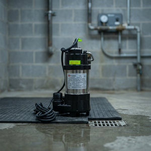 Bomba de Aguas Residuales Eléctrica SS SAMSON V250 de 0.25kW para Hogares Familiares, Alta Eficiencia, Caudal de 150L/min, Salida de 7.5m - Product Image 4