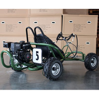 Karting à châssis en acier inoxydable haute résistance 196cc 45km/h Passionné de plein air Haute capacité de franchissement des obstacles Buggy des dunes