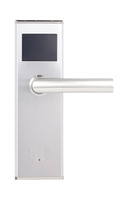 Serrure de porte en acier inoxydable 304 LOCKAI, carte RFID intelligente, clé mécanique, carte mémoire, contrôle par application SDK pour contrôle d'accès hôtelier