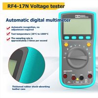 Multimètre numérique professionnel AC/DC RF-17N avec écran LCD rétroéclairé, fonction de maintien des données et NCV multifonction pour la réparation de téléphones