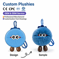 Porte-clés en peluche licorne avec ailes arc-en-ciel personnalisées, poupée licorne en peluche douce, porte-clés cadeau personnalisé en gros