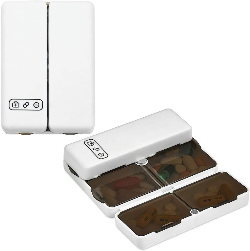 Weekly Magnetic Foldable Pill Box Case
