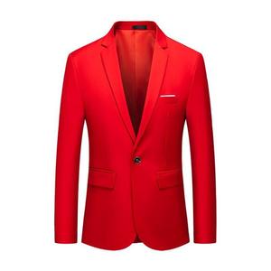 Blazers de travail pour hommes, style <span class=keywords><strong>anglais</strong></span>, coupe slim, épais, décontractés et formels, vente en gros - Product Image 2