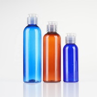 BLT Factory Direct Transparent PET Vide 50ml 100ml 120ml Bouteille de lotion cosmétique en plastique avec sérigraphie à capuchon rabattable