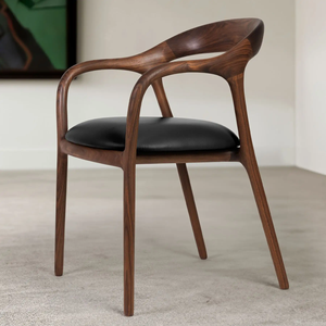 <span class=keywords><strong>Chaise</strong></span> de <span class=keywords><strong>salle</strong></span> <span class=keywords><strong>à</strong></span> <span class=keywords><strong>manger</strong></span> personnalisée style occidental JP <span class=keywords><strong>en</strong></span> <span class=keywords><strong>cuir</strong></span> et bois massif avec accoudoir Kennedy pour restaurant - Product Image 1