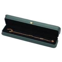 Boîte d'emballage pour bijoux en cuir PU Fadeli, fabrication artisanale, vente chaude, pour boucles d'oreilles, bagues et chaînes
