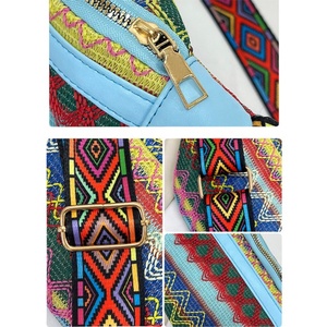 Wholesale Women Ethnic Style Shoulder Bag Adjustable Strap Canvas Fringe Women's Chest Bags - Product Image 4
