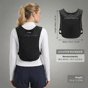 Chaleco de Running de Nailon Personalizado de Fábrica con Mochila de Hidratación Reflectante Transpirable e Impermeable para Deportes al Aire Libre - Product Image 2