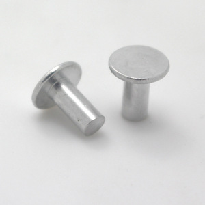 Đầu phẳng Hợp kim kim loại hợp kim nhôm đinh tán rắn 2117/2a01/2a10/5052/5050/6063/7a03 bề mặt bị oxy hóa hoặc nung bằng sơn - Product Image 4
