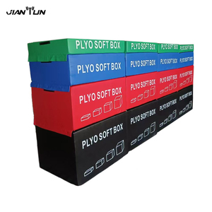 กล่องกระโดดเล่นยิมนาสติกแบบ plyometric ทำจากโฟมฝึกความแข็งแรง4-in-1ส่งตรงจากโรงงาน - Product Image 1