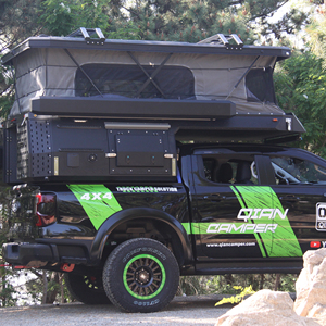Qian <span class=keywords><strong>Camper</strong></span> TP03, <span class=keywords><strong>Camper</strong></span> Plegable Pequeño para Camioneta, <span class=keywords><strong>Camper</strong></span> Desplegable para Hilux, <span class=keywords><strong>Gladiator</strong></span>, Silverado - Product Image 1
