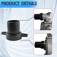 Connecteur de tuyau en plastique pour pompe à eau à essence 3 pouces, pièces de moteur pour pompe semi-écologique Harbor Freight Predator 212cc