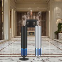 Diffuseur d'arômes intelligent en aluminium, sans eau, pour animaux de compagnie, avec haut-parleur Bluetooth, contrôle par application et lumière LED, pour table, hôtel