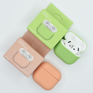 Coque en silicone souple et mince pour écouteurs <span class=keywords><strong>sans</strong></span> fil <span class=keywords><strong>AirPods</strong></span> 4 2024, housse de protection complète en silicone <span class=keywords><strong>sans</strong></span> crochet - Product Image 1