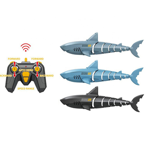 2023 all'ingrosso popolare 2.4G simulazione RC Shark Boat piscina pesce animale bambini squalo telecomandato - Product Image 1