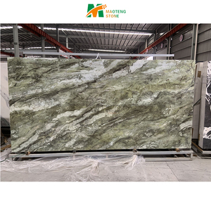 Bóng kết thúc thiêu kết đá sứ sàn gạch có độ bóng cao Đá Cẩm Thạch nhìn bề mặt tấm cho phòng ăn Tường phòng khách vườn - Product Image 6