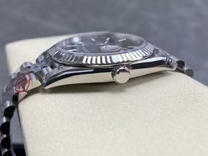 Reloj de Buceo Mecánico de 41 mm, Caja de Acero Inoxidable, Esfera de Cristal de Zafiro, Cierre Plegable de Seguridad, Resistencia al Agua de 50 Bares, Negro - Product Image 4