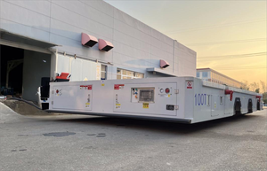 Jumeirah 30/60/100/150/240t Trackless Hybrid Powered Electric Flatbed Truck <b>AGV</b> Vision Navigation New Wireless Remote Control - Product Image 4