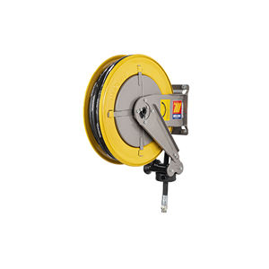 Meclube <b>wall</b>-<b>mounted</b> oil distribution system with <b>hose</b> reel <b>for</b> 180-220l drums - Product Image 3