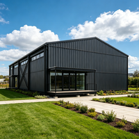 Entrepôt préfabriqué à deux étages robuste avec structure en acier, bureau en mezzanine, bâtiment de stockage, conception clé en main