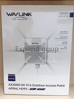 Répéteur WiFi 6 extérieur WAVLINK WN588HX3 AX3000 longue portée avec point d'accès bibande PoE étanche et 6 antennes