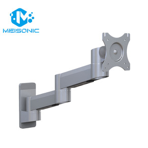 Cổ phiếu mới 32-inch màn hình công nghiệp cánh tay đứng cánh tay Robot Giữ Màn hình máy tính với Wall Mount 90 độ góc nghiêng - Product Image 2