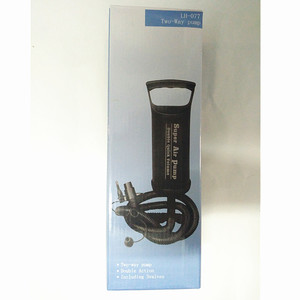 Inflador de Bomba Manual Qusheng de 30 cm, Bomba de Aire de Alta Eficiencia para Exteriores, Material PP Negro - Product Image 3