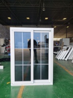 Fenêtre coulissante en PVC résistant aux ouragans pour le projet Bahamas, vitrage trempé anti-impact, certifiée CE, anti-UV, étanche, prix usine