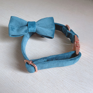 أعلى البائع الفاخرة لينة مريحة مخملية والمقود من مستلزمات الحيوانات الأليفة الجرو قلادة شعار مخصص - Product Image 6