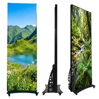 Affiche de publicité intelligente mobile de plancher vertical d'écran d'affichage à LED imperméable d'intérieur de l'étoile P2.5 de Bule