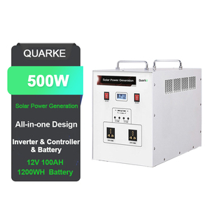 Générateur solaire portable 500W 1000W 2000W 1KWH 2KWH 3KWH pour la maison et l'extérieur - Product Image 1