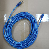 Kustom USB 20 A laki-laki Ke MINI 5PIN kabel Data USB ferit Shieldings warna biru