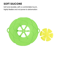 Vente en gros de couvercle en silicone anti-débordement couvercle alimentaire pour casseroles pièces d'ustensiles de cuisine