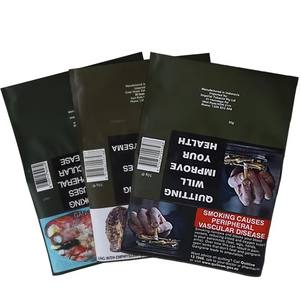 Bolsas de Plástico Reutilizables para Tabaco con Cierre Personalizadas, 30g 50g, para Cigarrillos Enrollados a Mano, Empaque Australiano - Product Image 1