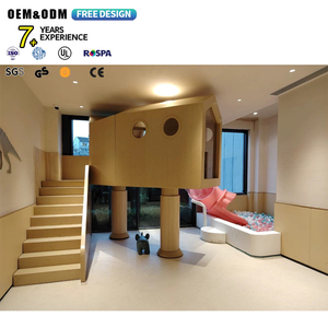 Equipo de Juegos Modular para Niños en Interiores con Tapetes de Trampolín Suaves y Estructuras Expandibles para Uso en Guarderías - Product Image 2