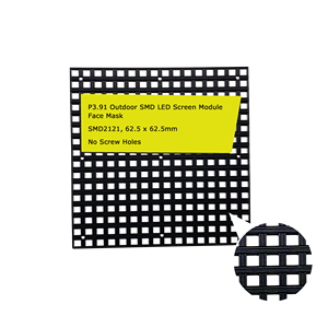 Kit de masque à module LED CTSC, pièces de coque inférieure en plastique <span class=keywords><strong>PC</strong></span> de qualité et accessoires d'écran, masque en maille LED résistant à la température et à la lumière - Product Image 6