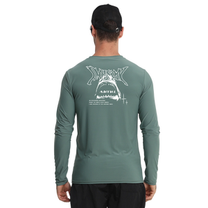 Camiseta de manga larga con protección solar para hombre UPF 50 +, ligera, de secado rápido, con bloqueo UV, para deportes al aire libre - Product Image 5