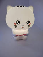 Capteur tactile robinet contrôle Silicone lampe Kitty enfants cadeau enfants lampe de chevet USB charge veilleuse bébé pépinière