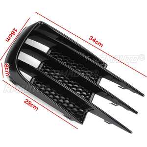 Para VW Volkswagen Golf 6 MK6 VI GTI R R20 2008-2013 Cubiertas de Faros Antiniebla Delanteros para Coche, Embellecedores de Ceja y Cuchilla de Viento - Product Image 2