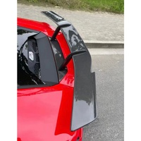 Pour Lamborghini Huracan LP580 LP610 EVO : Kit carrosserie amélioré avec aileron et diffuseur en fibre de carbone style Novitec