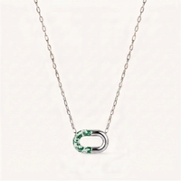 Collar de Porcelana Esmaltada Azul y Blanca Chapado en Oro de 18K, Resistente al Agua, Antideslustre, Estilo Chinoiserie, Hipoalergénico, para Mujer