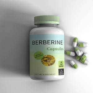 Cápsulas de suplementos de extracto de berberina de alta calidad Cápsulas de berberina natural de etiqueta privada - Product Image 3