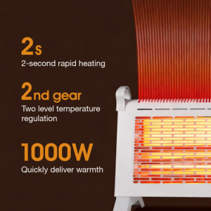 Calentador Eléctrico de Tubo de Cuarzo APG 1000CT, Nuevo Estilo, <span class=keywords><strong>Bajo</strong></span> <span class=keywords><strong>Precio</strong></span>, Portátil, <span class=keywords><strong>Bajo</strong></span> <span class=keywords><strong>Consumo</strong></span> de Energía para el Hogar - Product Image 6