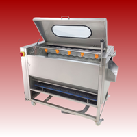 Automatische groenteschiller, commerciële aardappelschilmachine voor het schillen van uien & taro