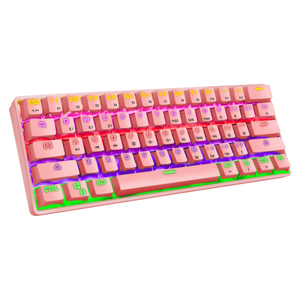 E-sport-<span class=keywords><strong>miniteclado</strong></span> compacto de 61 teclas tipo C, 60% RGB teclados mecanicos - Product Image 2