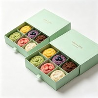 Boîte cadeau de luxe personnalisée pour desserts, en papier alimentaire, pour gâteaux, pâtisseries, biscuits, chocolats et produits de boulangerie