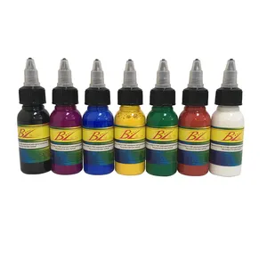 BL Eco-friendly Harmless Permanent Body Tattoo Ink 14 colors