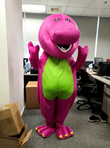Disfraz de Mascota de <span class=keywords><strong>Barney</strong></span> el <span class=keywords><strong>Dinosaurio</strong></span>, Personaje de Dibujos Animados en Venta Caliente para Adultos - Product Image 6