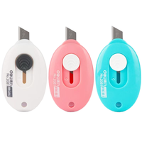Deli 2081 Mini couteau utilitaire d'art de haute qualité pour le déballage et la découpe de papier